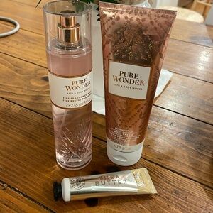 BBW Pure Wonder Duo NWT plus Shea Butter Hand Cream